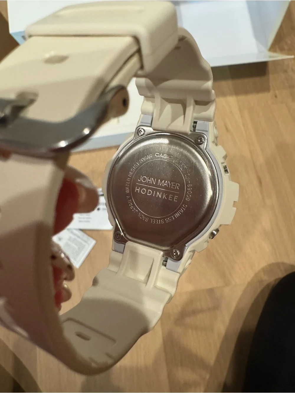 G-Shock x Hodinkee John Mayer White Digital Resin Watch